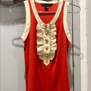 MARC BY MARC JACOBS Deep Orange Tank Size M